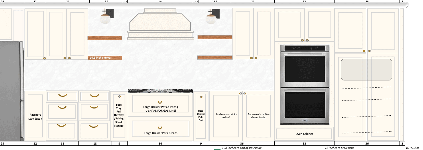 Range wall layout