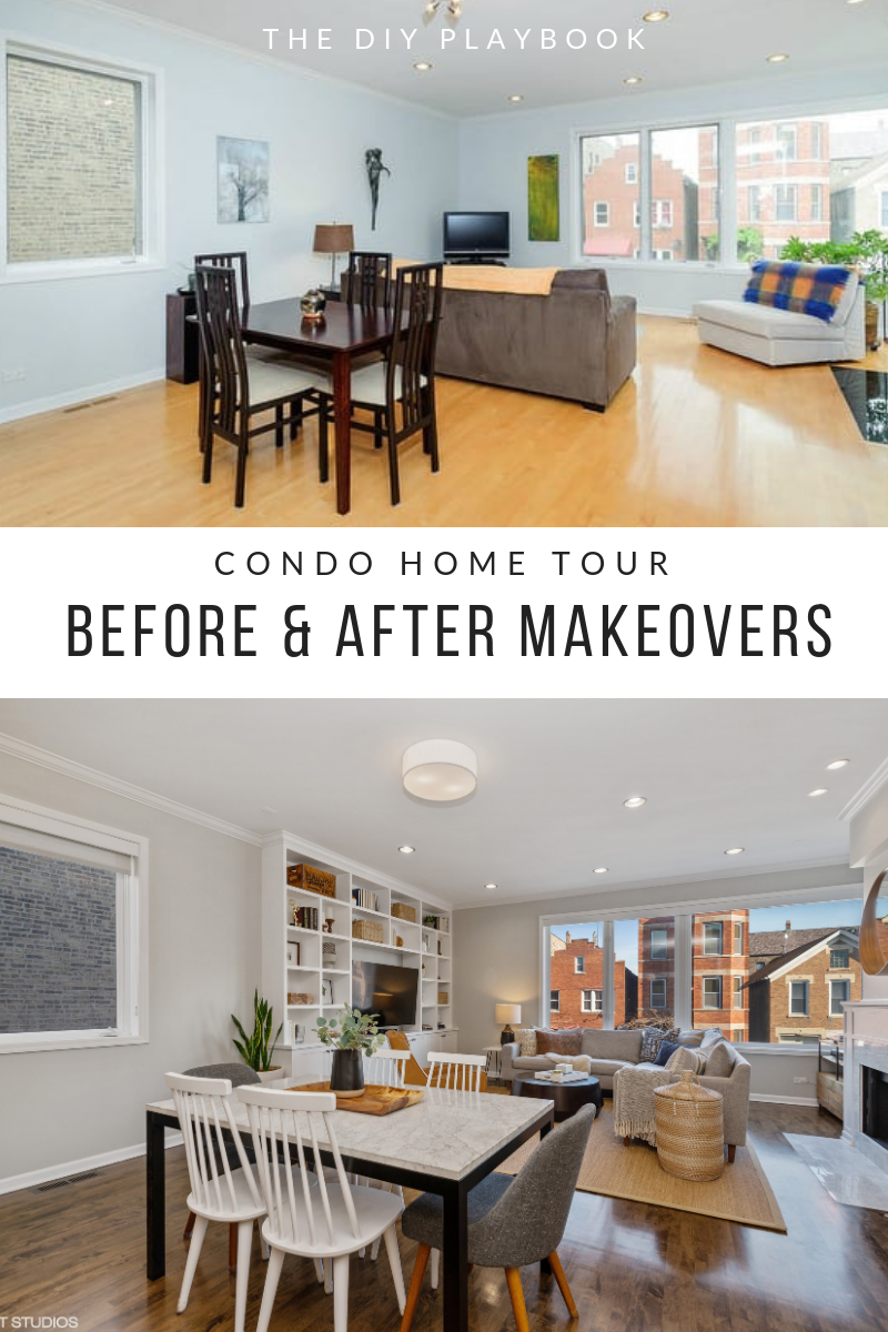 Before and after condo tour