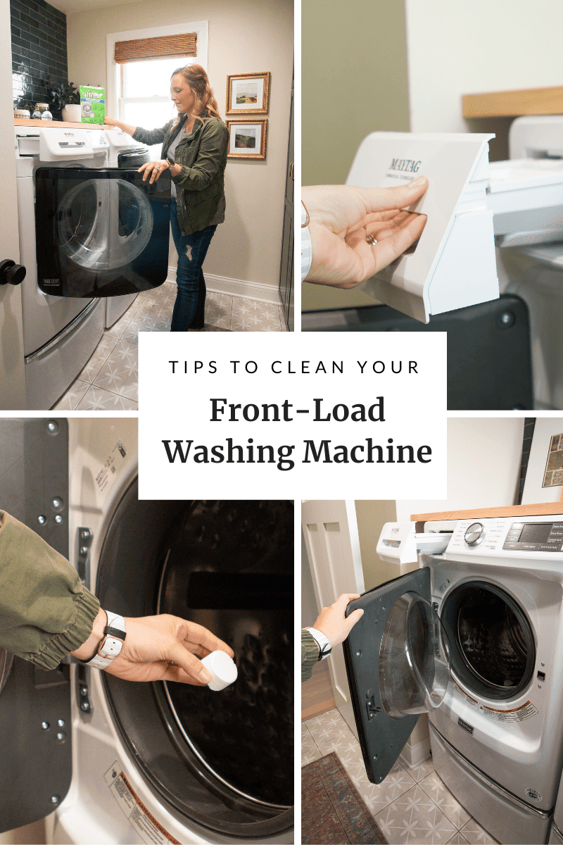 tips to clean a front-load washing machine