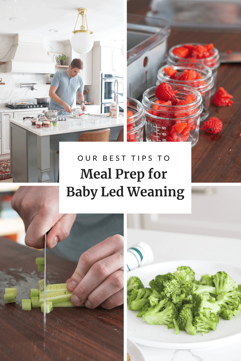 how to meal prep for baby led weaning