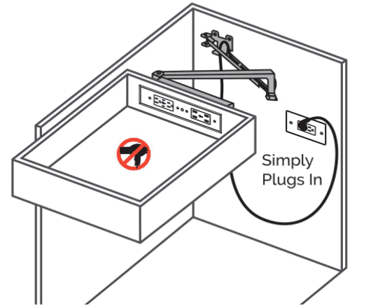 How a charging drawer works