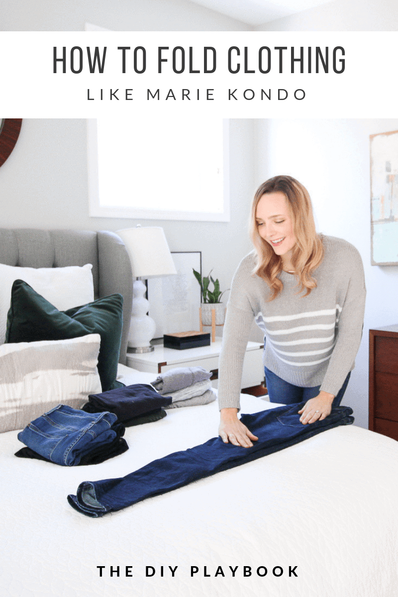 How to do the marie kondo fold with your clothing