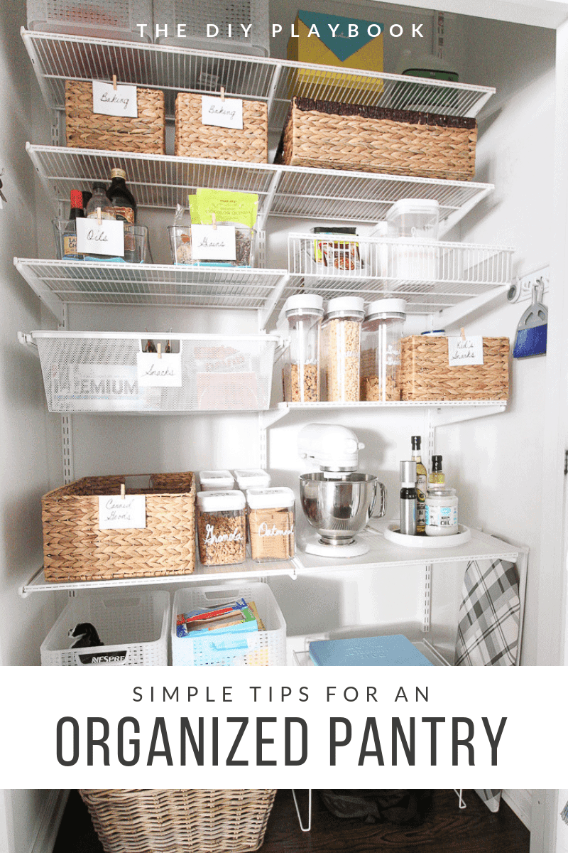 Simple tips and tricks to organize a pantry