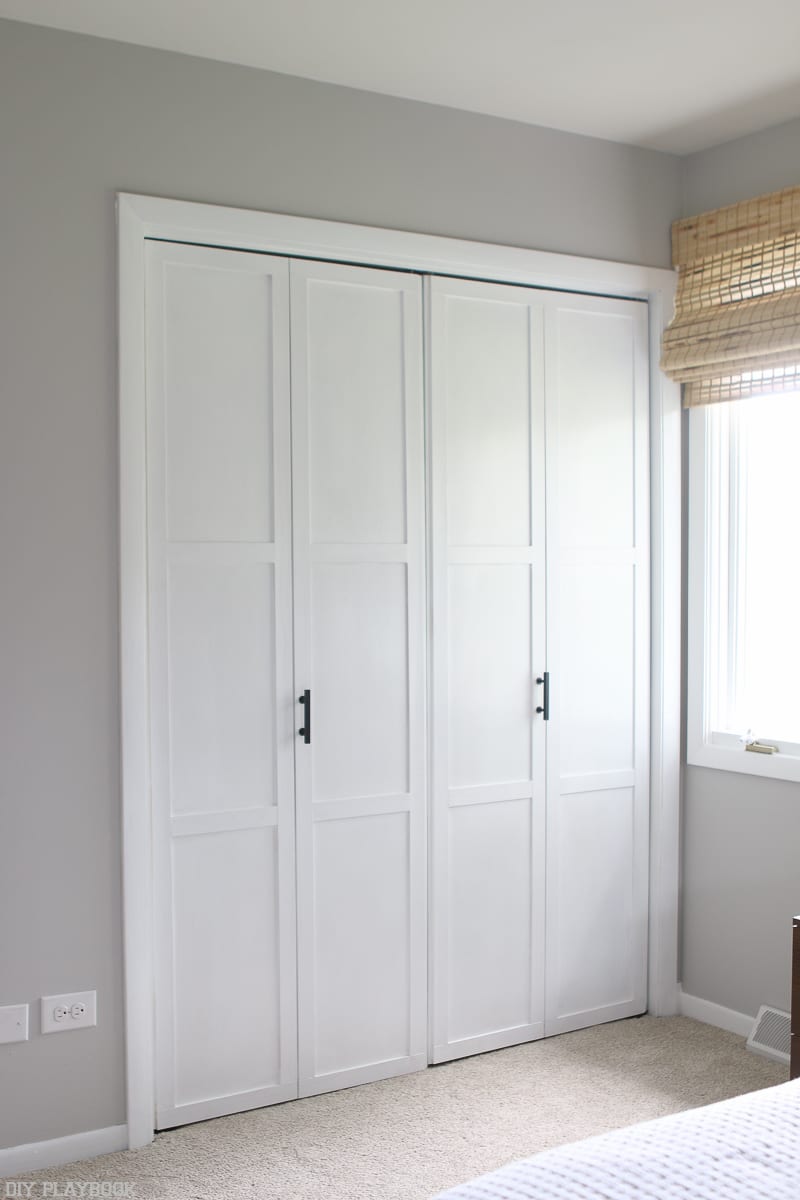 Easy DIY bi-fold door transformation