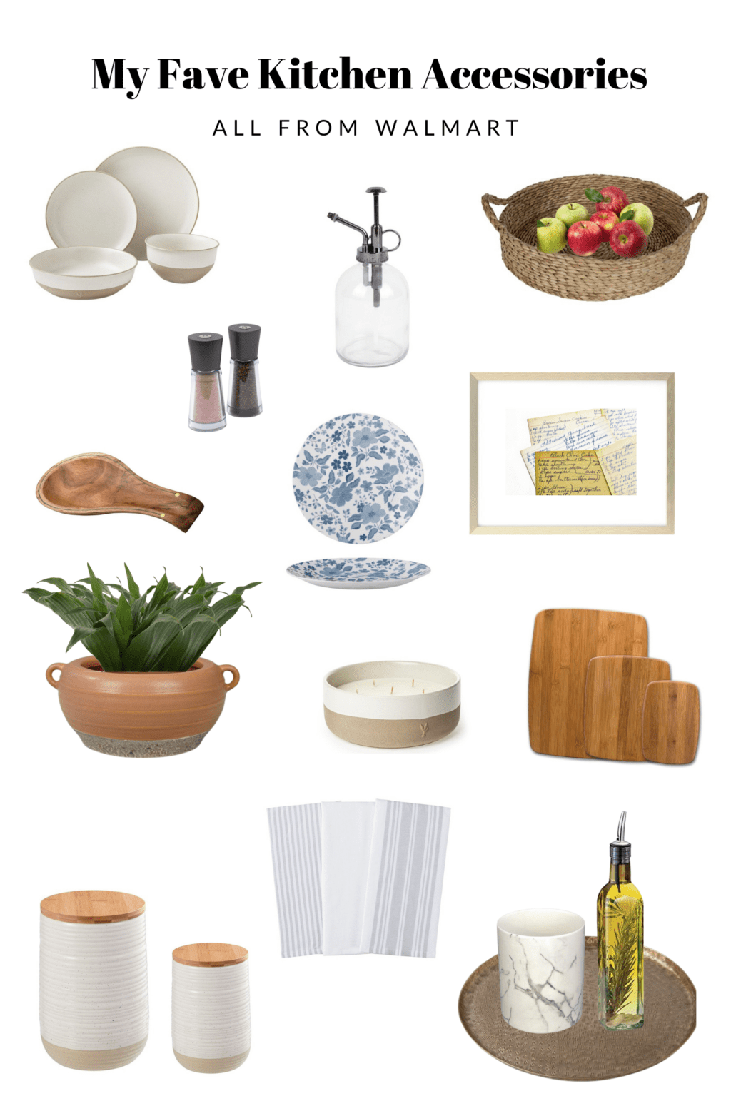 My favorite items for kitchen styling