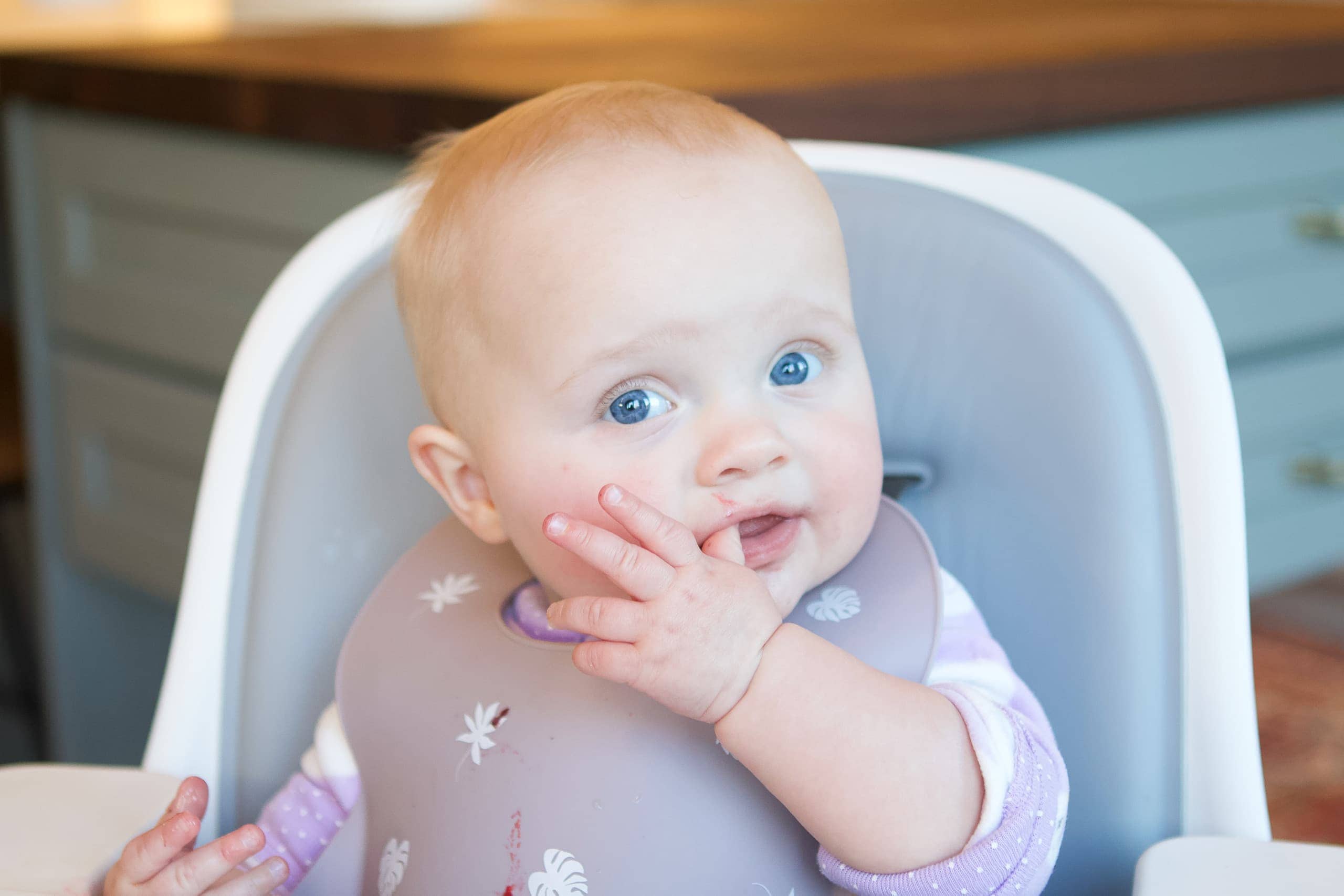 Our experience with baby led weaning