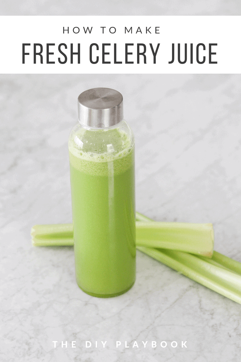 How to make fresh celery juice