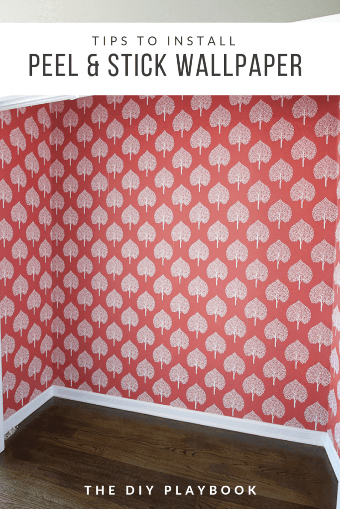 Tips to install peel and stick wallpaper