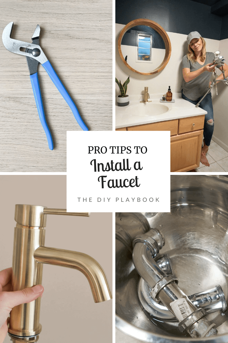 pro tips to install a bathroom faucet