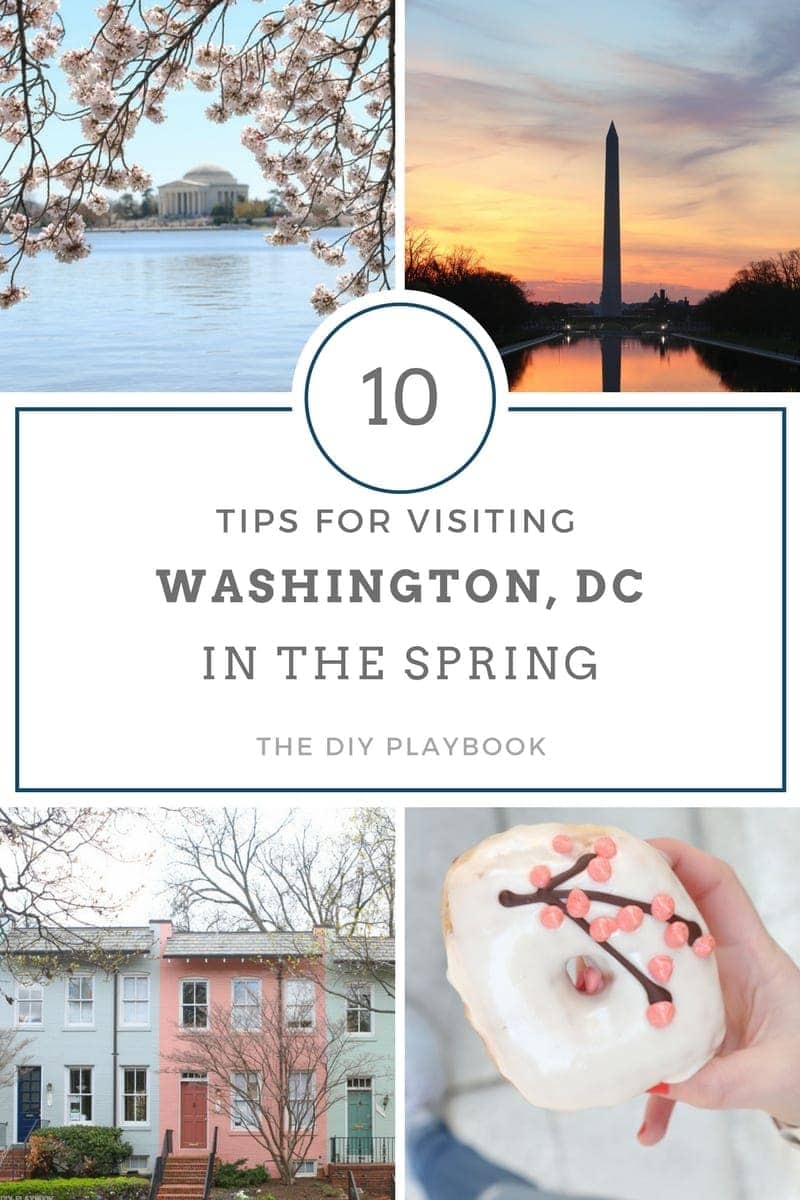 Visiting tips for Washington, DC in the Springtime.