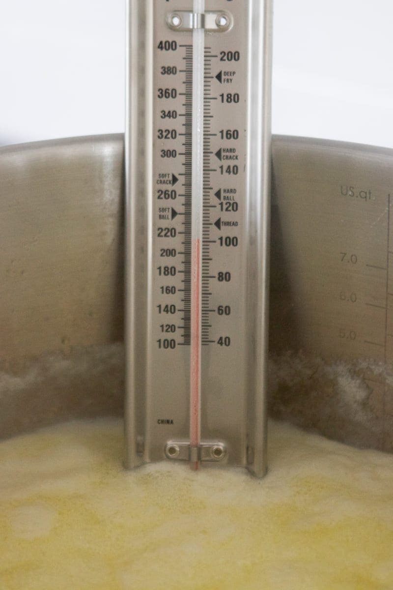 using a candy thermometer