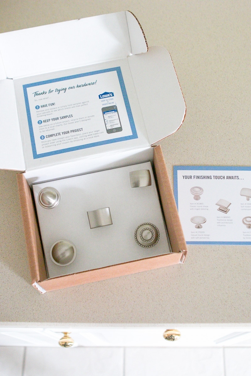 Liberty Hardware Sample Box Knobs - how to choose new hardware