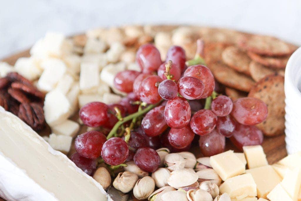 Add grapes to your charcuterie board