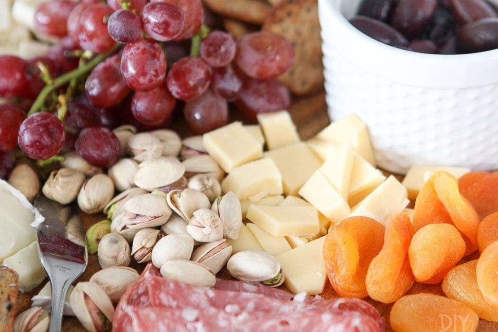 Fill up your charcuterie board with nuts
