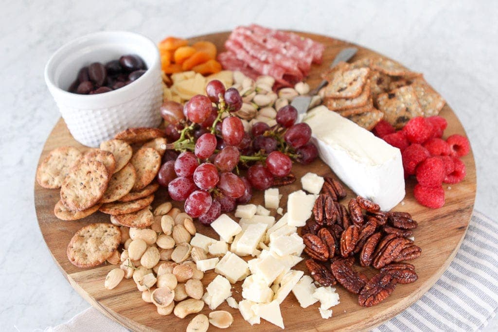 An easy appetizer for Thanksgiving...this simple charcuterie board
