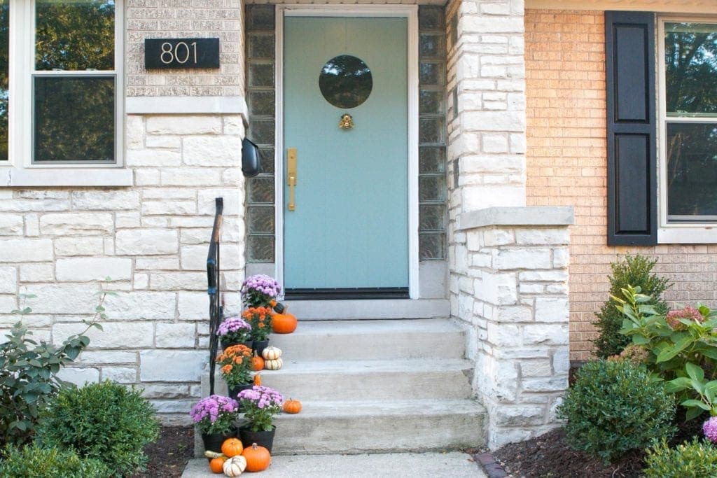 Take an afternoon and paint your front door a new color