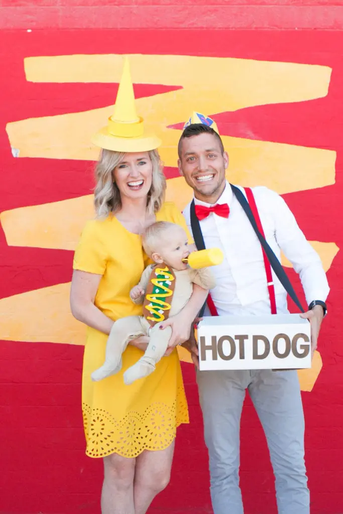 DIY Family Hot Dog Costume