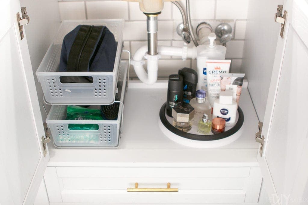 Utilize every inch of your cabinet space to stay organized