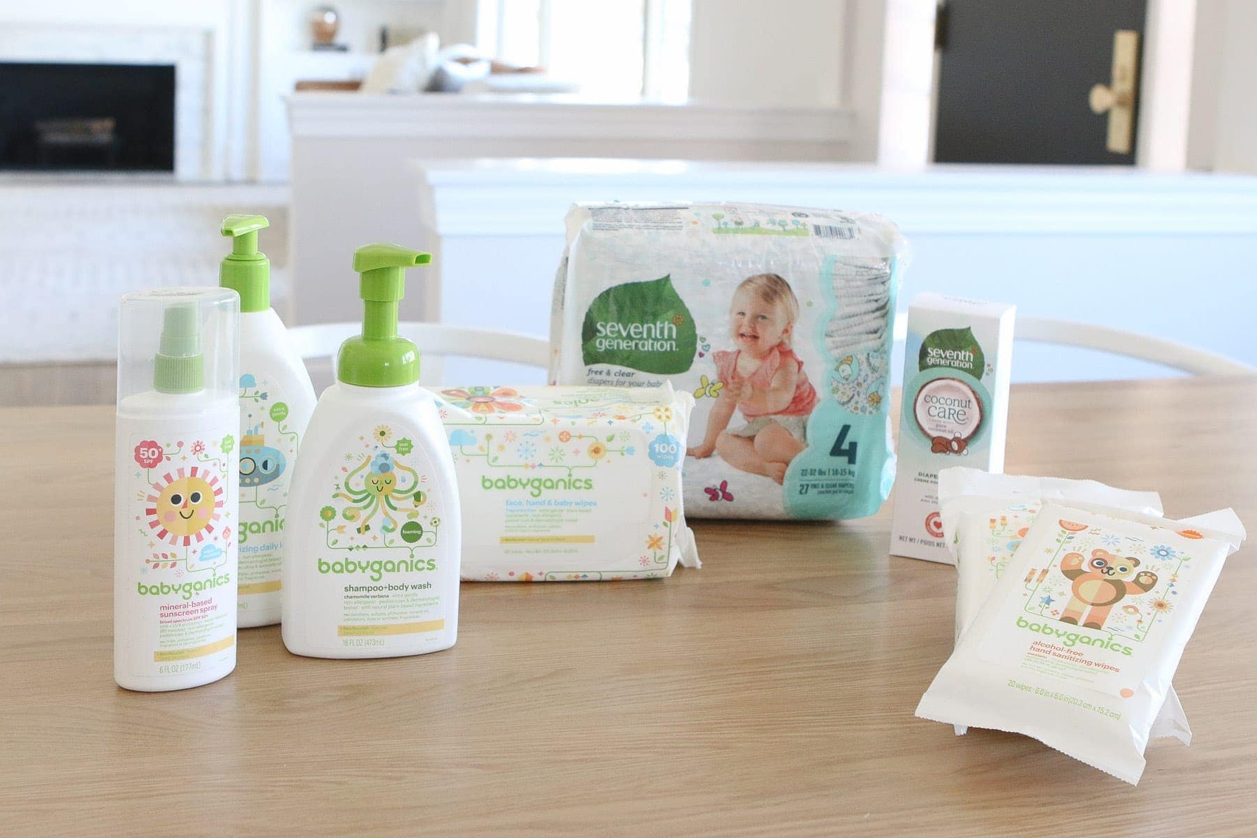 Packing baby organic items in your diaper bag