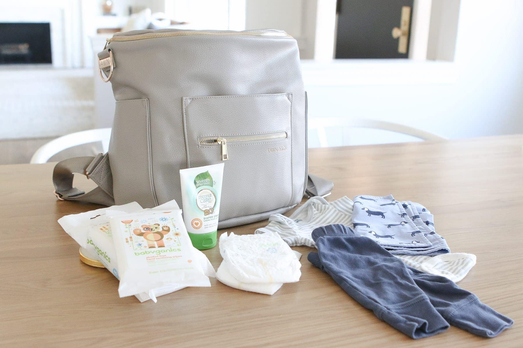 Packing a diaper bag