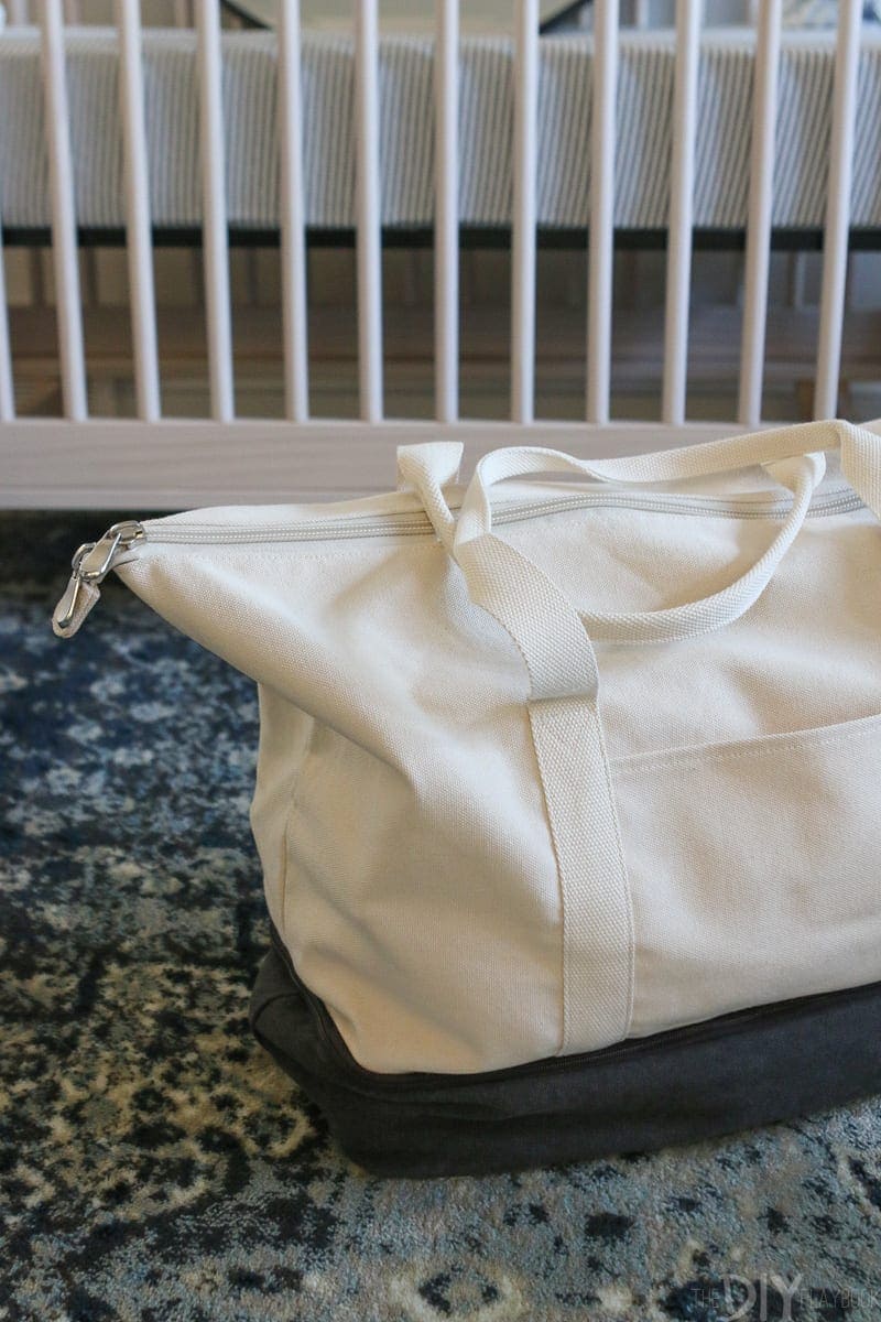 Lo & Sons Weekender doubles as a hospital bag with so much storage!