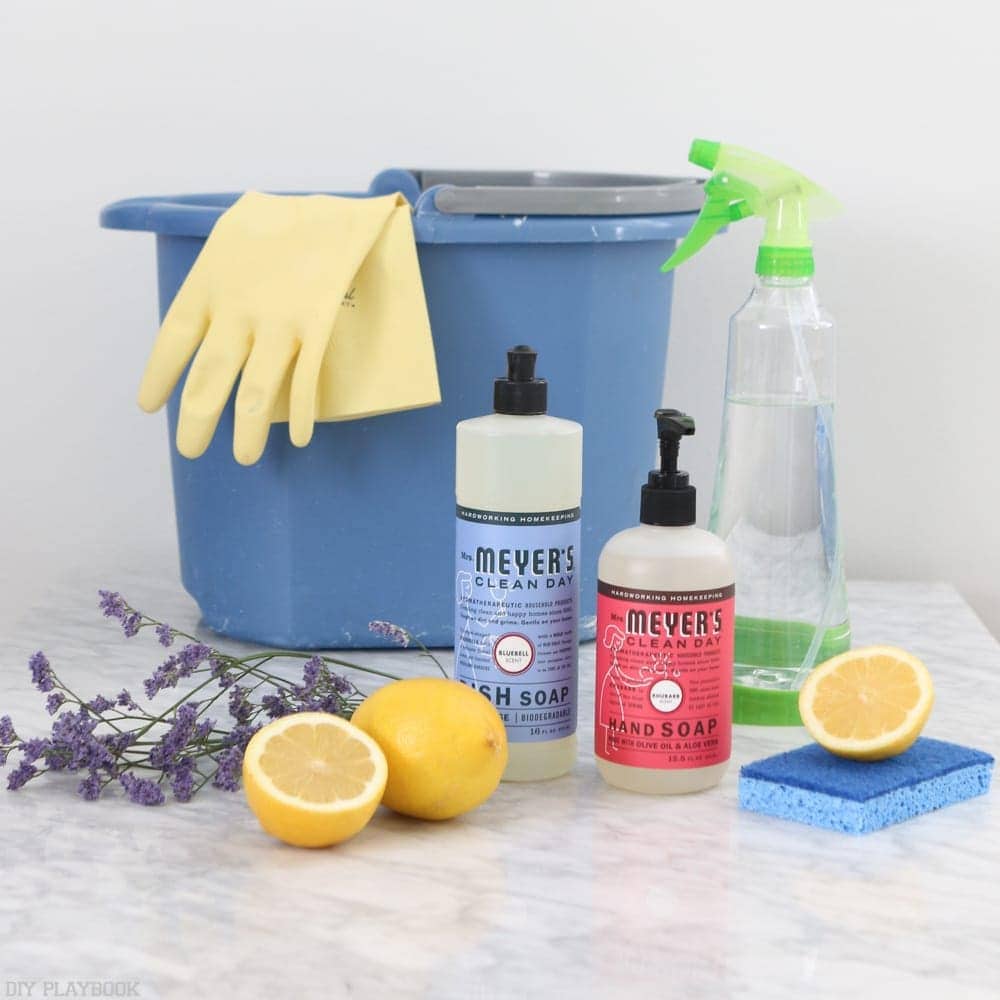 Cleaning supplies. We know cleaning isn't hard, it's part of life. Here's why we hired a cleaning service. 