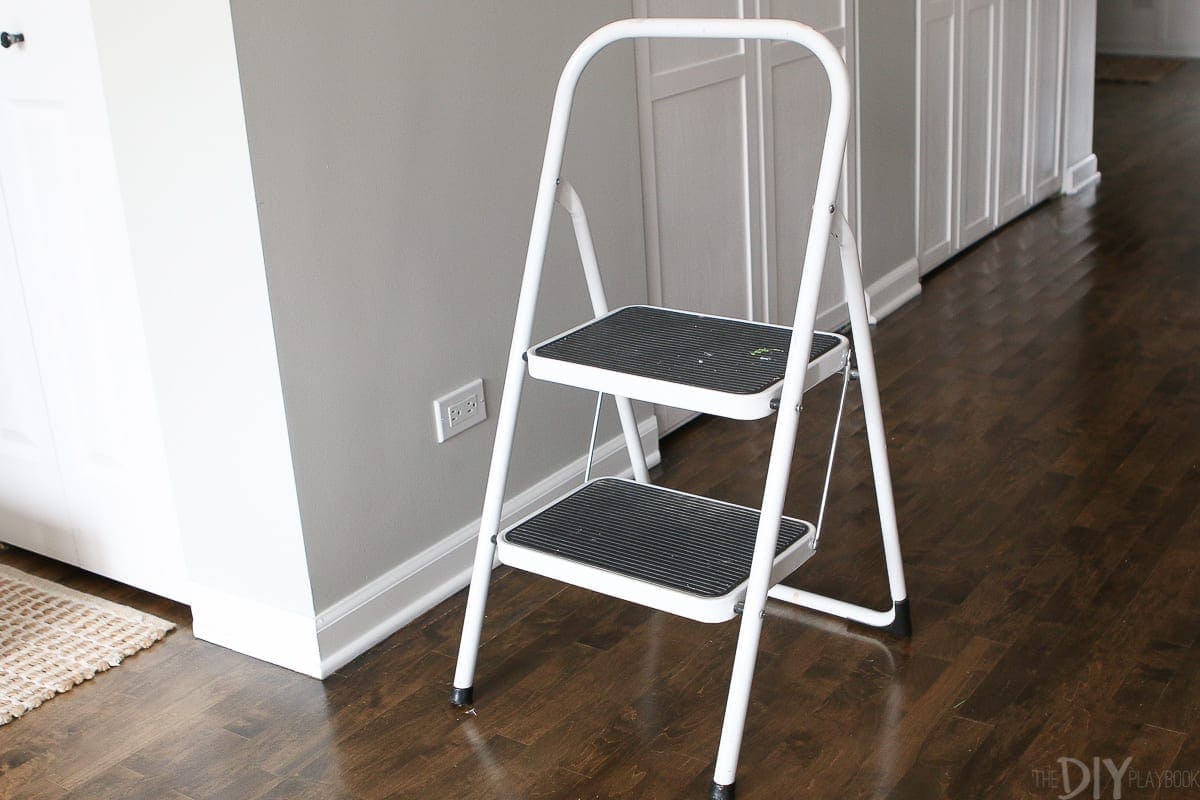 Use a step stool to workout