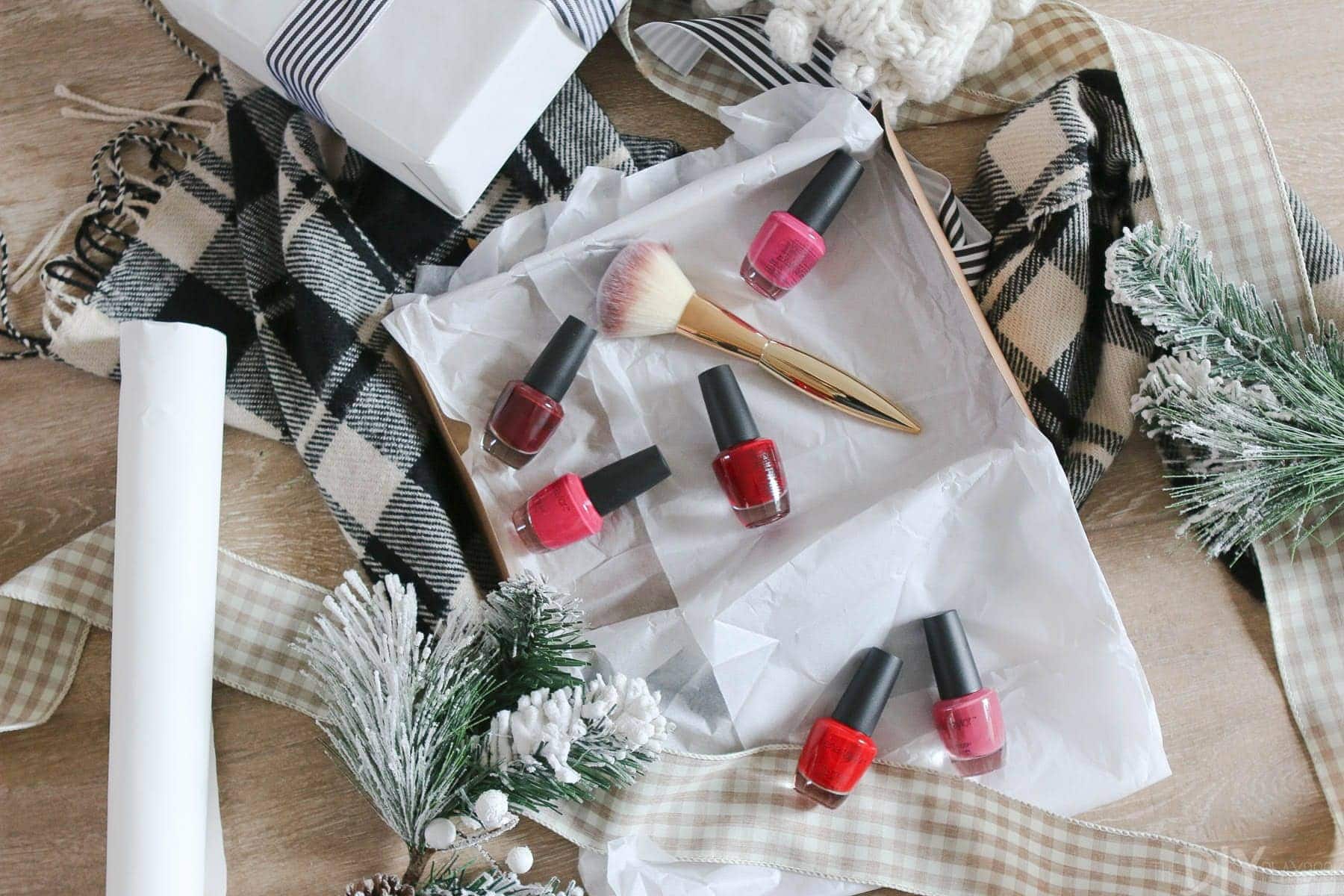 Nail polish packs are perfect for a fashionista in your life. Go with colors - like classic red - that will be in style all year. 