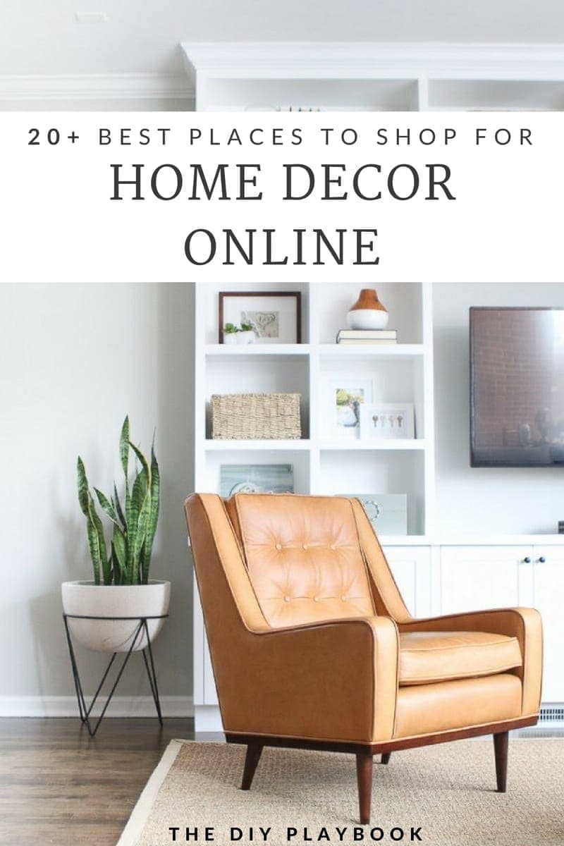 20+ Best Place to Shop for Home Decor Online by The DIY Playbook