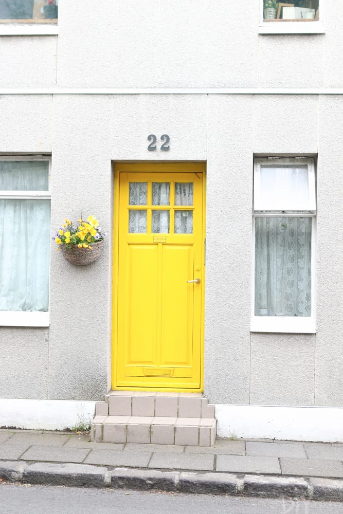 Quaint door in Reykjavic