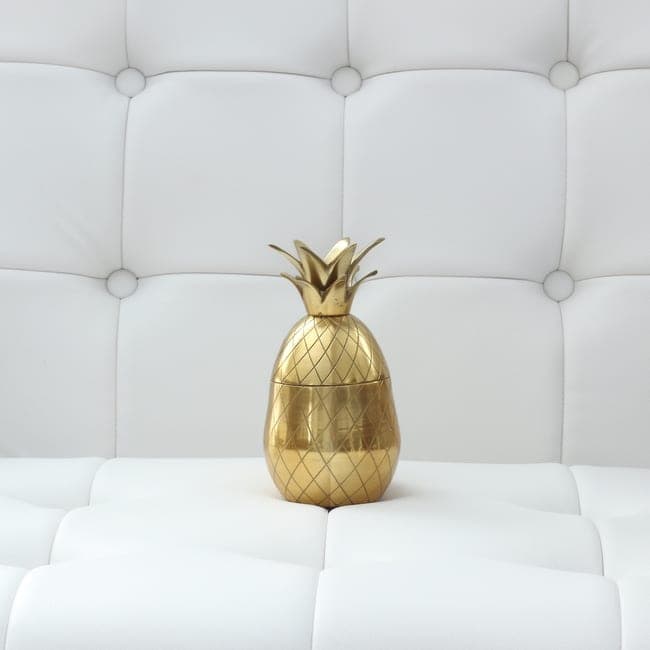 Nordstrom Home Decor: Gold Pineapple - doubles as a drinking glass! | DIY Playbook