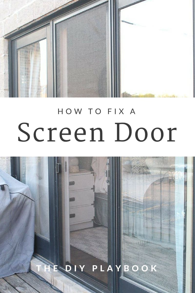 How to Fix a Screen Door | DIY Playbook