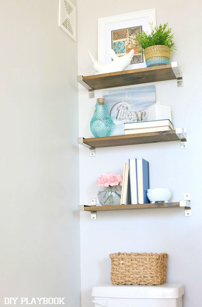 How to Style Bathroom Shelves | DIY Playbook