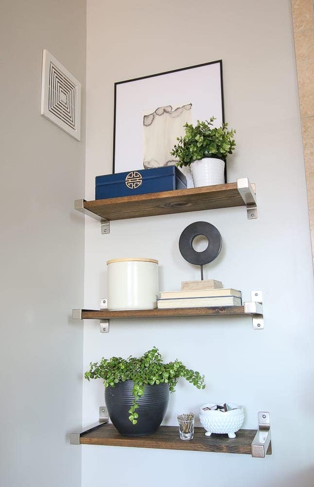 How to Style Bathroom Shelves | DIY Playbook