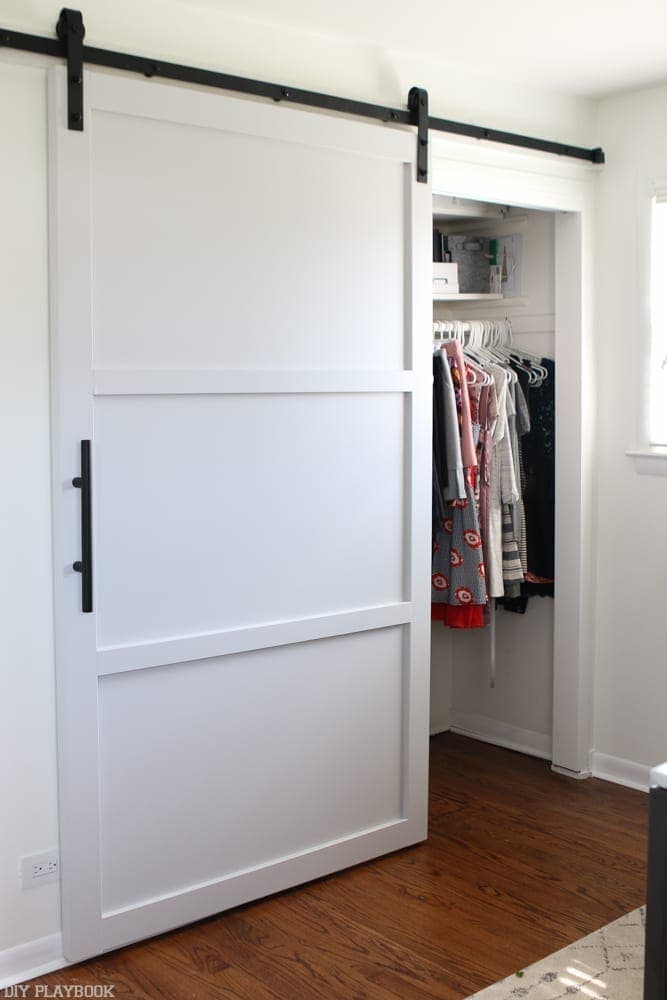 Clean the space: How to Hang a Barn Door in your Home DIY | DIY Playbook