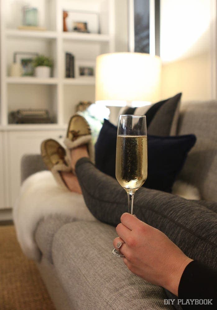 champagne-slippers