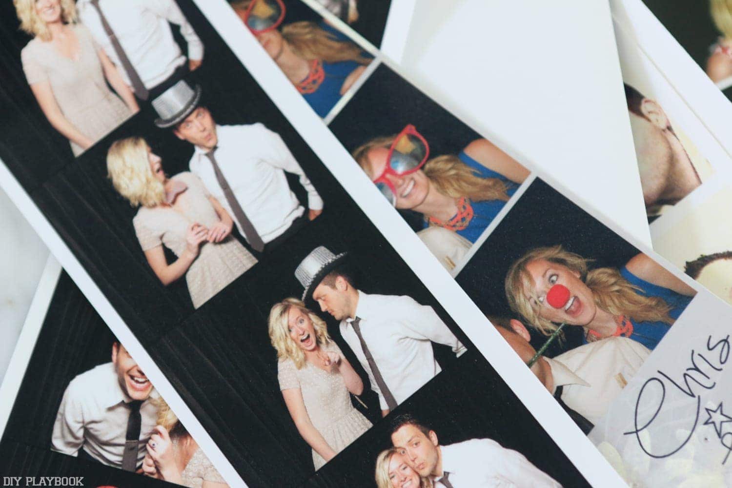 Enjoy making the most of your photobooth strips, and showcasing them in your home