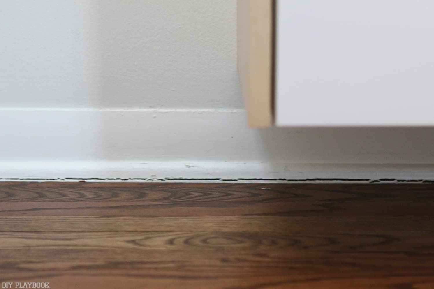 Detail- old baseboard