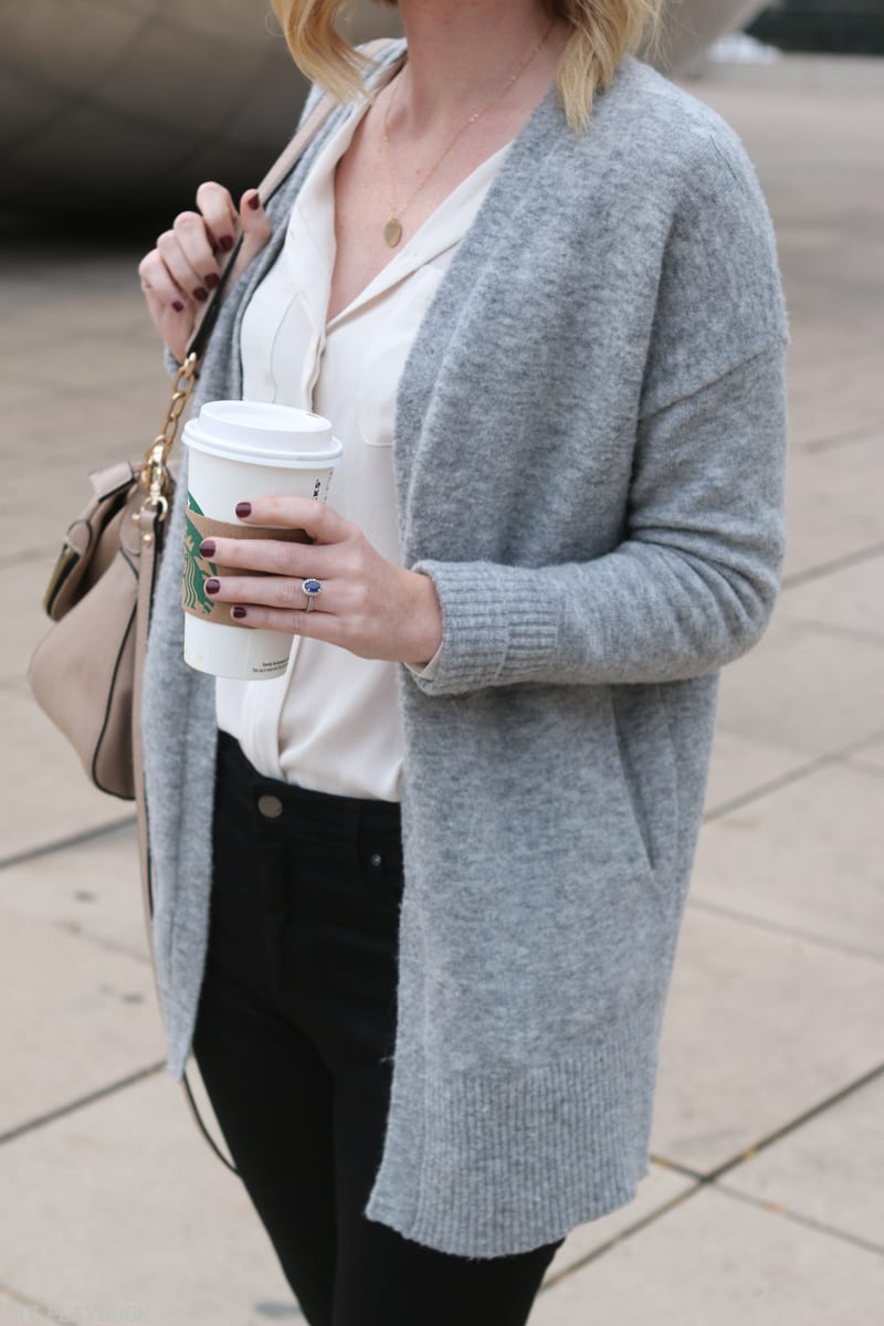 Coffee is the perfect errands companion. We were regulars at Starbucks.