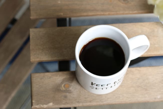 Coffee on Maggie's balcony is such a treat!