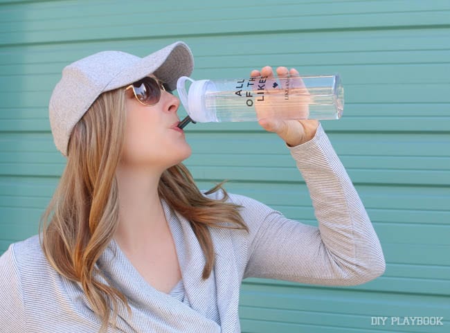 casey-drinking-water