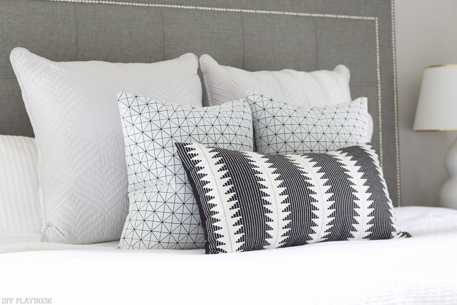 These accent pillows are perfect for the new space