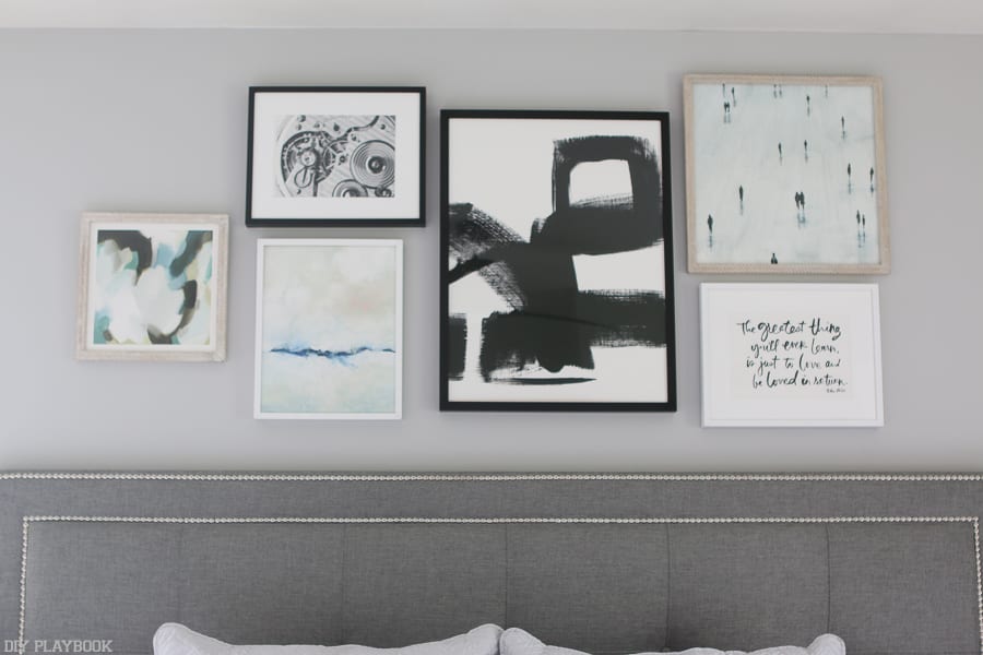 We can't get over this gallery wall and the pieces we selected are perfect