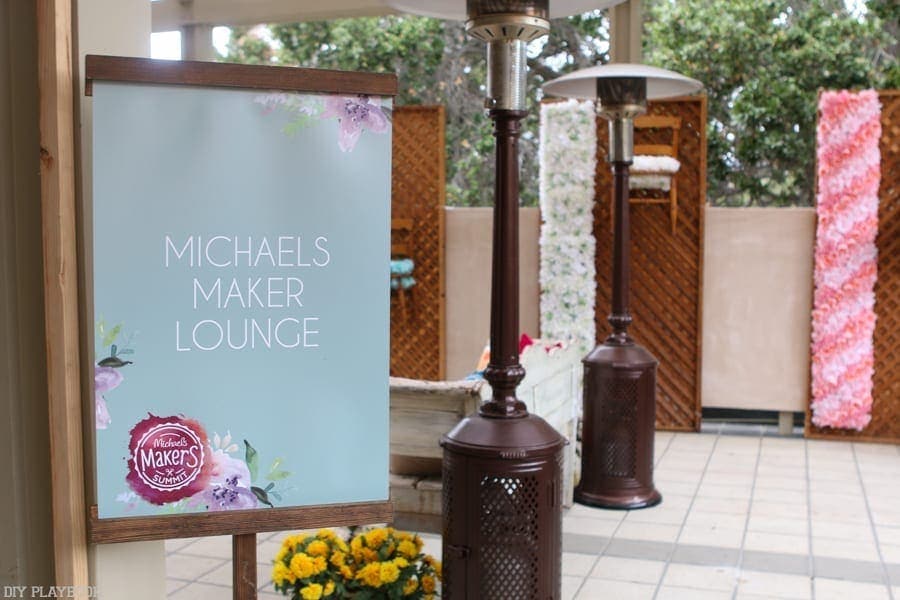 The Michael's Maker Lounge. 