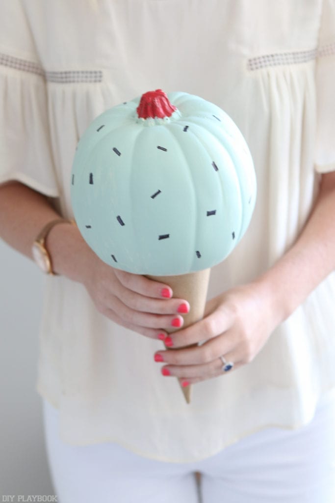 DIY Ice Cream Pumpkin | DIY Playbook