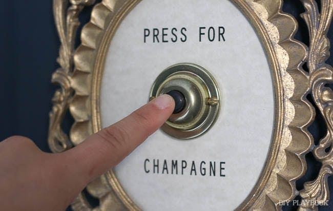 Press for Champagne: Champagne Themed Decor | DIY Playbook