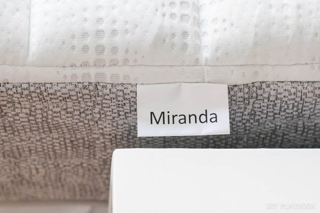 The gel foam Miranda mattress was the perfect fit