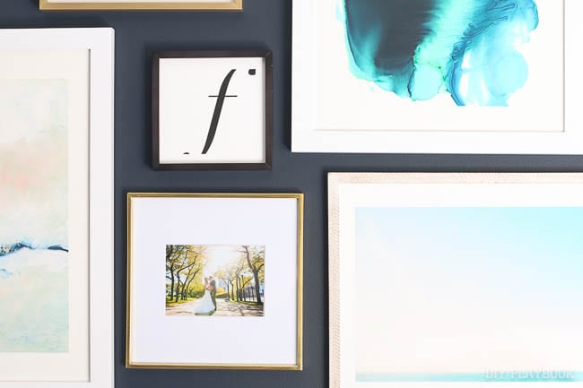 We love this art and these frames from Minted. The gallery wall looks amazing!