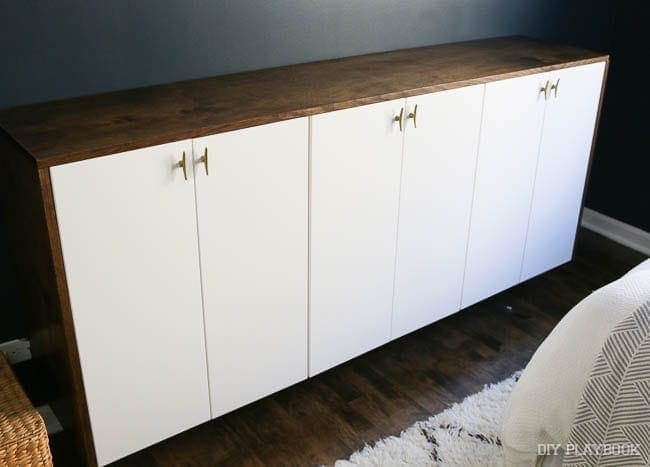 This easy fauxdenza bring storage and style