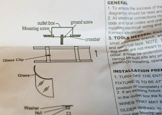 This is how to install a ceiling light.